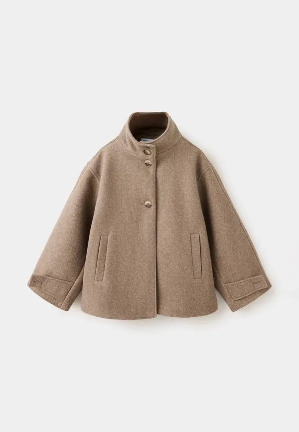 Пальто однобортное Mango Kids