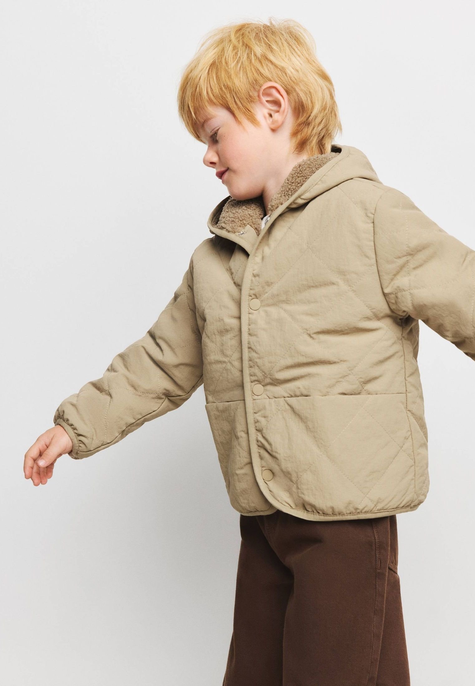 Куртка стеганая Mango Kids