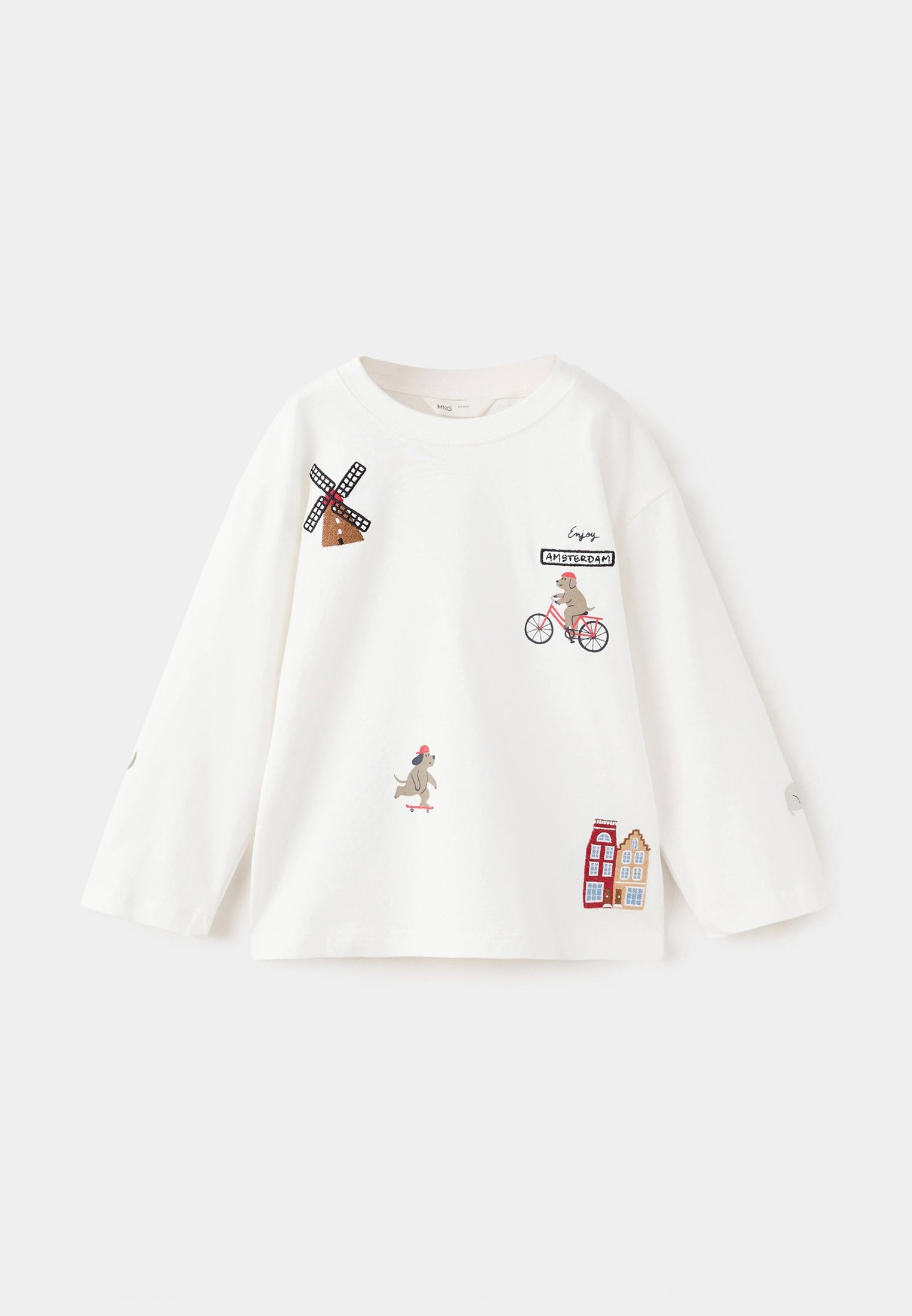 Лонгслив Mango Kids